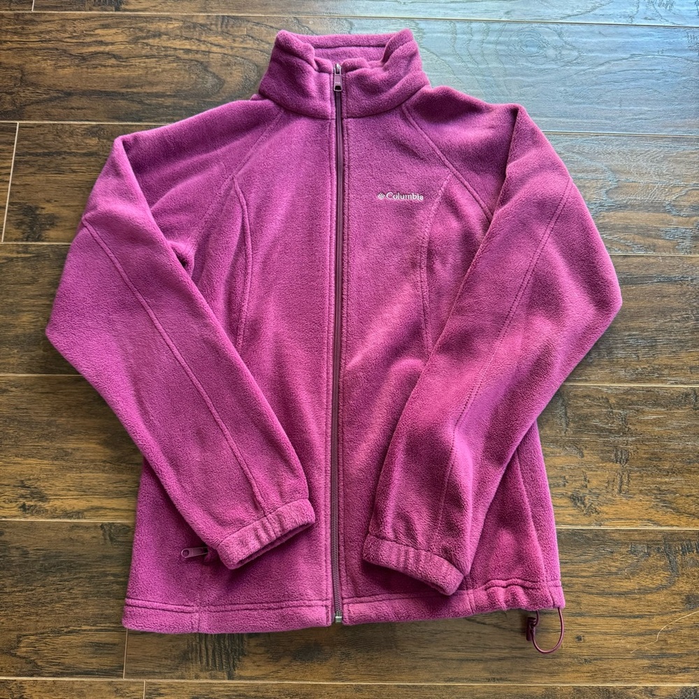 Columbia Women's Small Fuchsia Fleece Jacket